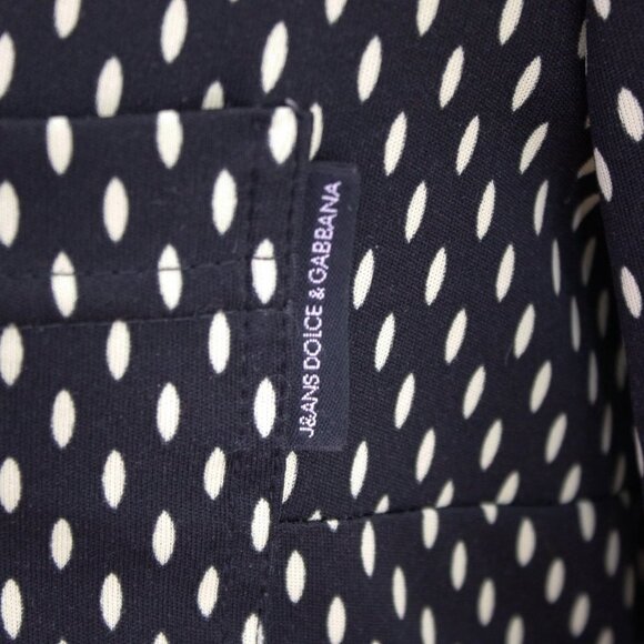 Vintage 1990s Dolce and Gabbana blouse sz L, J&ANS polyester ladies dress shirt - Picture 8 of 9